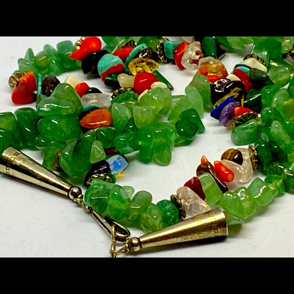 Native made polished jade Peice. For Jen